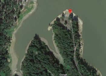 aerial view of Bayou Point Boat Ramp