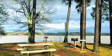 photo of picnic tables at Dub Patton Recreation Area