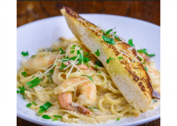 Fish and pasta dish from ISH