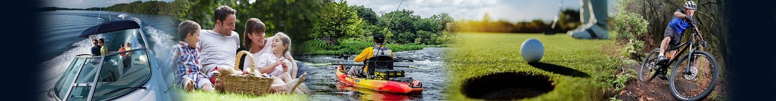 Person kayaking for Play category header 