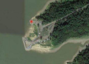 Pleasant Hill Boat Ramp aerial view