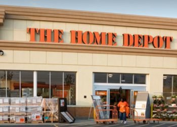 Exterior of Home Depot in the afternoon 