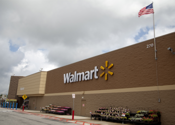 Exterior of Walmart building in the daytime 