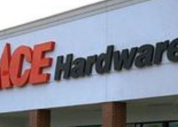 exterior of ace hardware in the afternoon 