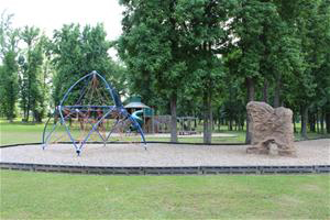 Central Park swings and playground