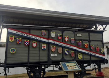 exterior of merci train in the afternoon 