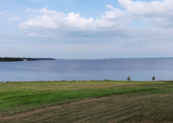 Reservoir overlook water view 