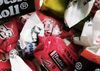 Close up of candy at Taylor's Candy Company 