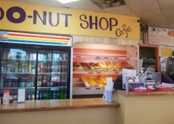 Interior of the Donut Shop Cafe 