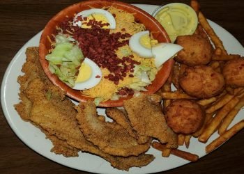 Fish and Chips at the Copper Kettle Restaurant