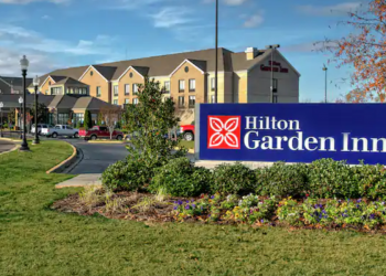 Exterior of Hilton Garden Inn