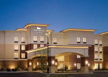 Exterior of Homewood Suites