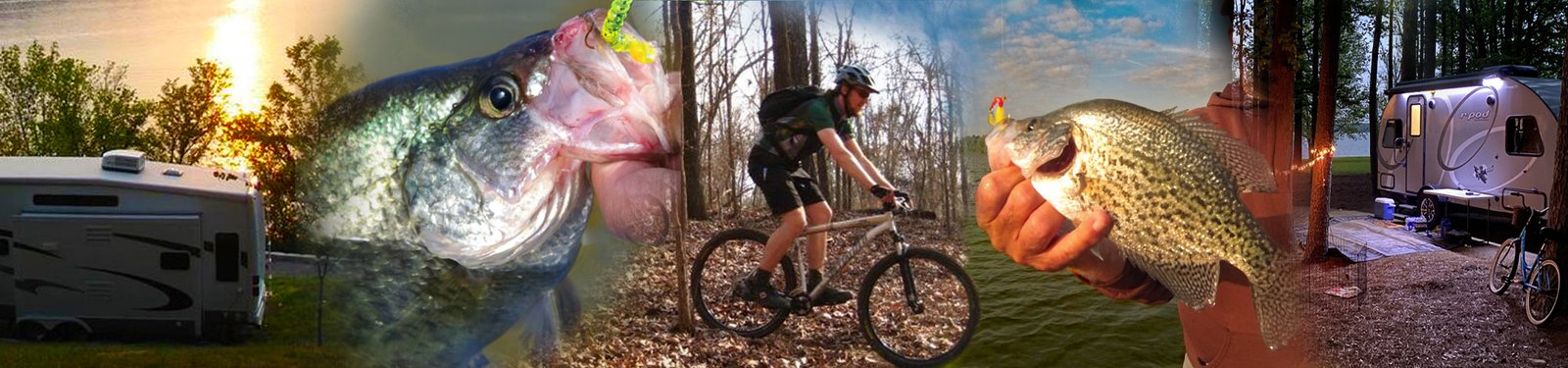 man riding a bikes down a trail