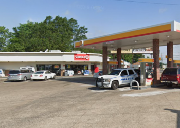 Exterior of Shell Gas Station