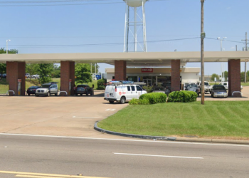 Exterior of Shell Gas Station